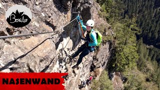 Die Nasenwand der schwerste Klettersteig im Zillertal schwierigkeit E [upl. by Eioj]