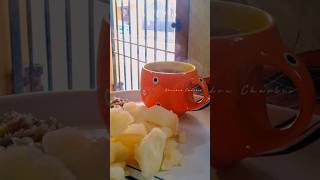 Kappa amp Chammanthi breakfast tapioca healthyfood kerala chilli foodvlog [upl. by Thurstan]