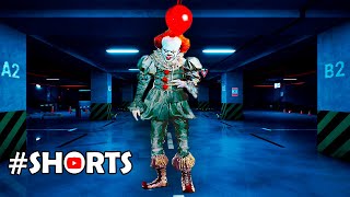 😱It Chapter Сlown Pennywise in the underground parking  shorts [upl. by Giulia]