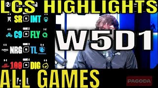 LCS Highlights Week 5 Day 1 ALL GAMES  LCS Spring 2024 W5D1 [upl. by Rivi]