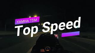 YAMAHA TDM 900 TOP SPEED Acceleration 222KM ATHENS [upl. by Gerik]