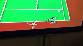 The real Flashdance Maniac She is a maniac NES Nintendo 8bit maniac tennis [upl. by Ruddie]