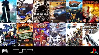 Top 100 Best PlayStation Portable PSP GAMES That Never Die Region US  Greatest All of Time [upl. by Maibach]