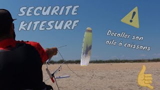 DÉCOLLER son AILE à CAISSONS en SÉCURITÉ  👉 TUTO KITESURF  LAB TV ⭐ [upl. by Hawthorn]