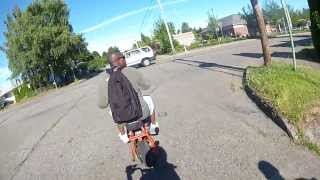 Mini bikes ride the streets part 1  GoPro [upl. by Namie548]