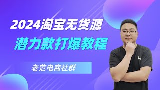 淘宝无货源潜力款如何打爆？店铺后期应该如何去优化？ [upl. by Drehcir647]