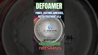 DEFOAMING AGENT DEFOAMER FOR PAINTS  COATINGS ADHESIVES WATER TREATMENT FACTORY ANTIFOAM [upl. by Milewski]