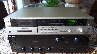 Optonica stereo cassette deck RT 5200 Test [upl. by Zoie]