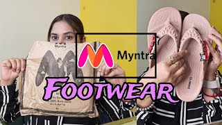 Myntra Footwear  Roadster FlipFlops  Review amp Try On 👠 NehaLovesFashion [upl. by Ayela]