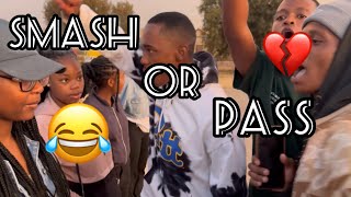 SMASH OR PASS BUT FACE TO FACE VOSLOORUS EDITION 😂😂very tense 😭 [upl. by Naz]