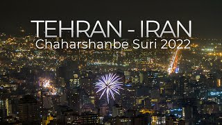 Chaharshanbe Suri 2022 from Baame Tehran  چهارشنبه سوری ۱۴۰۰ از بام تهران [upl. by Yanad]