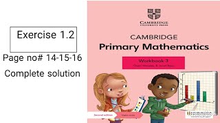 Cambridge Primary Mathematics Workbook 3 Page Number 131415 complete solution [upl. by Joann]