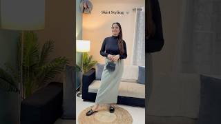 Chic amp Stylish Skirt Look ootd ootdfashion whatiwore grwm [upl. by Hoxsie]