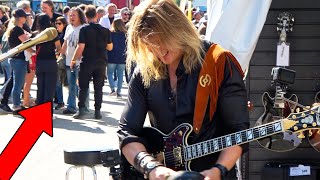 Jimmy Page Comes to Listen When Someone Requests Led Zeppelin at The Crossroads Guitar Festival [upl. by Fair]