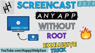 Screencast any app  How to screen cast without root  How to screen mirror without root Exclusive [upl. by Enywtna]