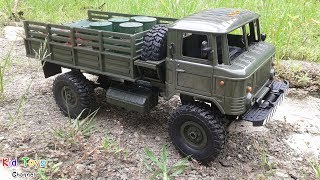 NEW RC Military truck WPL B  24 116 24GHz Offroad  RTR  ARMY GREEN [upl. by Oppen358]