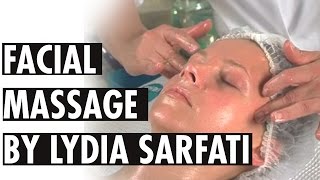 Facial Massage by Lydia Sarfati  Repechagecom [upl. by Huttan]