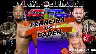 Renan Ferreira vs Ryan Bader Breakdown  PFL Vs Bellator Super Fights  Preview  Prediction [upl. by Ajnin848]