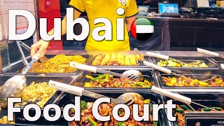 Where to eat cheap in Dubai Food Prices in Dubai Food Court 4K 🇦🇪 [upl. by Akenna]