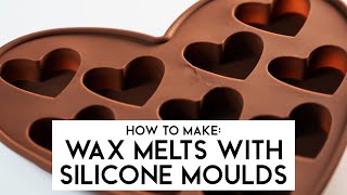 How To Make Wax Melts Using Our Silicone Moulds  Supplies For Candles [upl. by Hannala]