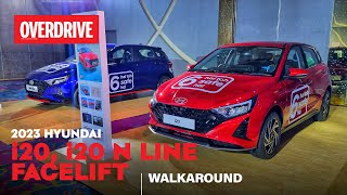 2023 Hyundai i20 i20 N Line facelift walkaround  small but notable changes  OVERDRIVE [upl. by Anitnuahs430]