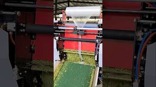 This machine wraps green fodder into the bundle 😯😯 shorts shortvideo trending [upl. by Inalak]