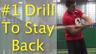 Simple Hitting Drill To Stay Back in Baseball Hitting For Youth Players [upl. by Selle]