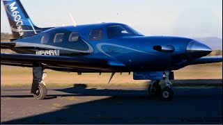 Gorgeous BRAND NEW Piper M600 SLS startup amp takeoff [upl. by Lubeck]