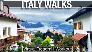 4K City Walks  Dolomites of Italy Calming Walking Tour  Sopra Bolzano  Virtual Treadmill Workout [upl. by Recor]