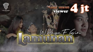 Wahyu F Giri  LAMUNAN Official Music Video [upl. by Viv792]