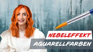 Nebeleffekt mit Aquarellfarben  Tutorial 7  STAEDTLER Art Class [upl. by Bowe282]