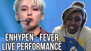 FOREHEADS  Enhypen  Fever Live Performance REACTION [upl. by Kendrah]