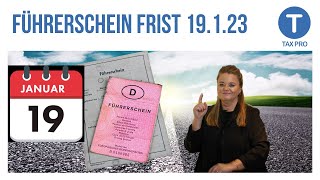 Führerschein läuft ab DAS ändert sich 2023 für Autofahrer [upl. by Anazraf]