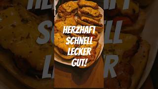 Einfach aber genial Herzhafter Genuss Überbackene MettKäseBrötchen in 15 Minuten fyp rezept [upl. by Davin946]