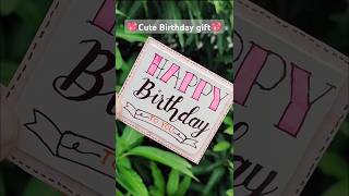 Happy Birthday gift card 💖giftideas cutegiftideas cardmaking birthday [upl. by Eojyllib128]