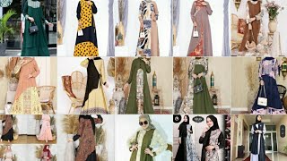 Model Gamis Kombinasi Polos Terbaik 2021  2022 [upl. by Olney]