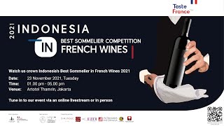 Best Sommelier Competition in French Wines  Indonesia 2021 [upl. by Asilaj]