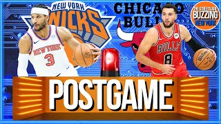 KNICKS BULLS POSTGAME Huge Run Comeback KAT in Rhythm 2nd night of B2B NBA News [upl. by Illac740]