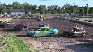 Bay County 2024 USA Demolition Derby amp Figure 8 Youth BNR Heat 1 5252024 Bay CityMichigan [upl. by Geraint]