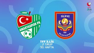 TFF 3 Lig 2 Grup  Amasyaspor Futbol Kulübü  Silifke Belediye Spor [upl. by Nerine]