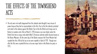 The townshend acts [upl. by Bren]