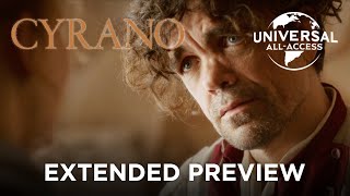 Cyrano Starring Peter Dinklage  Roxanne Tells Cyrano Shes In Love  Extended Preview [upl. by Reeher283]