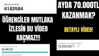 21 Yaşımda Aylık 50000 TL Kazanıyorum  İnternetten Para Kazanma öğrenciler için para kazanma [upl. by Ymeraj538]