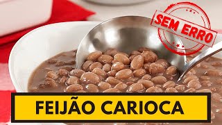 NÃO ERRE MAIS AO FAZER FEIJÃO CARIOCA [upl. by Avalsorim]