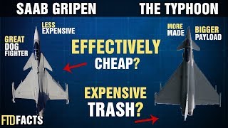 The Differences Between The SAAB GRIPEN and The EUROFIGHTER TYPHOON [upl. by Isidora]