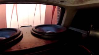 Sundown 15quot Subs  Autotek 1500 amplifier [upl. by Altaf]