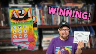 A24 Lottery Scratch Off  AAA24 Membership Unboxing [upl. by Sile]