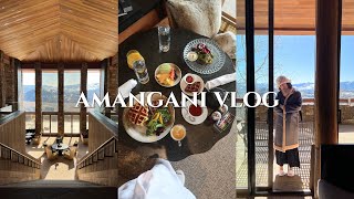 安缦酒店Vlog🇺🇸美国第一家安缦酒店room tour 终于去美国最牛的滑雪场Jacksonhole四天三夜的滑雪圣地之旅Amangani resort超棒的雪山脚下餐厅四季酒店 [upl. by Alisan]