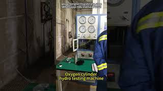 Oxygen cylinder hydro testing machine [upl. by Eustatius917]