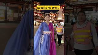 Dupatta For Dress trending style viralvideo fashion dress shorts youtubeshorts [upl. by Encrata150]